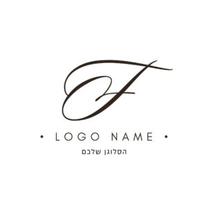 לוגו אותיות F ג'ואן