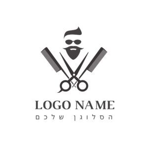 לוגו למספרה אלדד