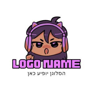 לוגו לתקליטן דיג׳יי אנימה