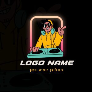 לוגו לתקליטן דיג׳יי הנק