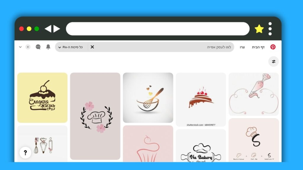 רעיונות ללוגו ב Pinterest – פינטרסט